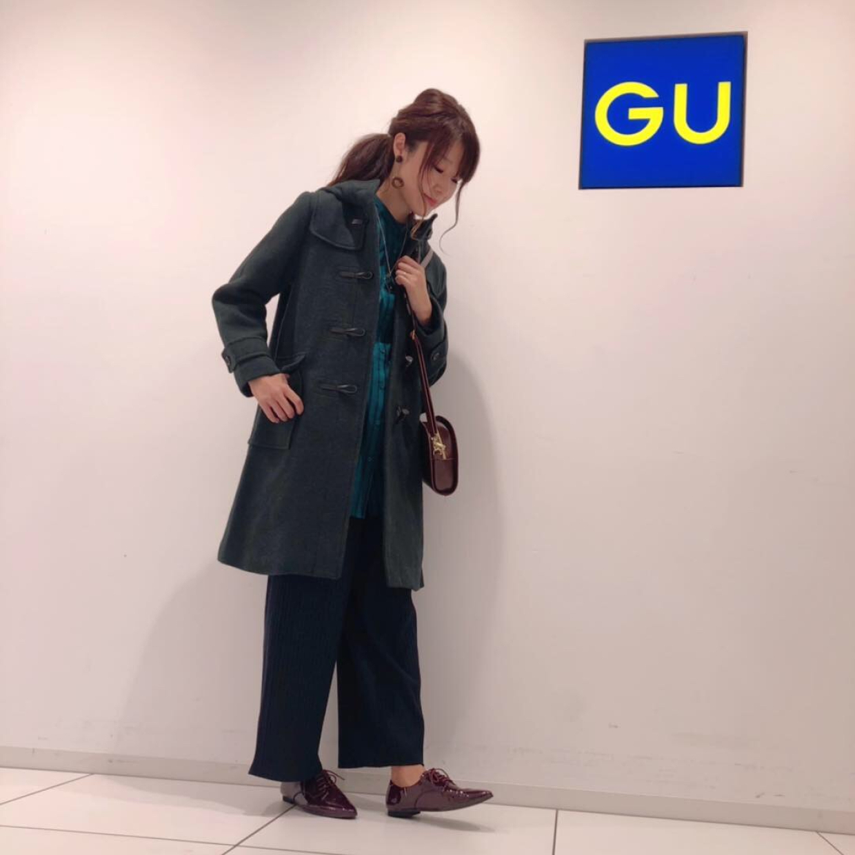  【GU新作】ウールブレンドのダッフルコートが5千円代なのに可愛すぎ♡ 