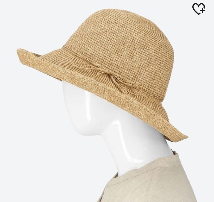 ユニクロ アジャスター付き麦わら帽子がかわいい この夏 大活躍間違いなし