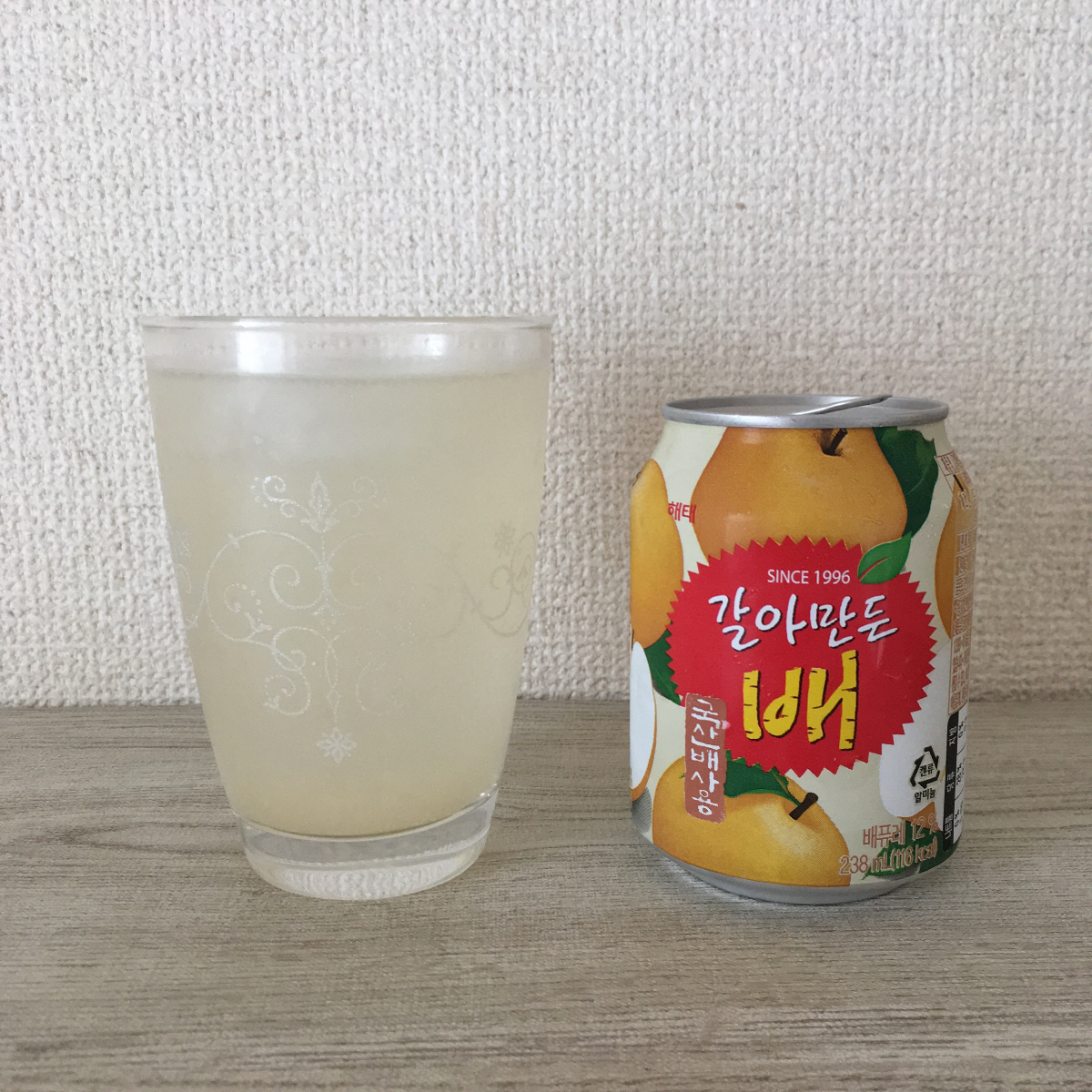韓国では定番品 すりおろしの梨ジュースが美味しすぎる