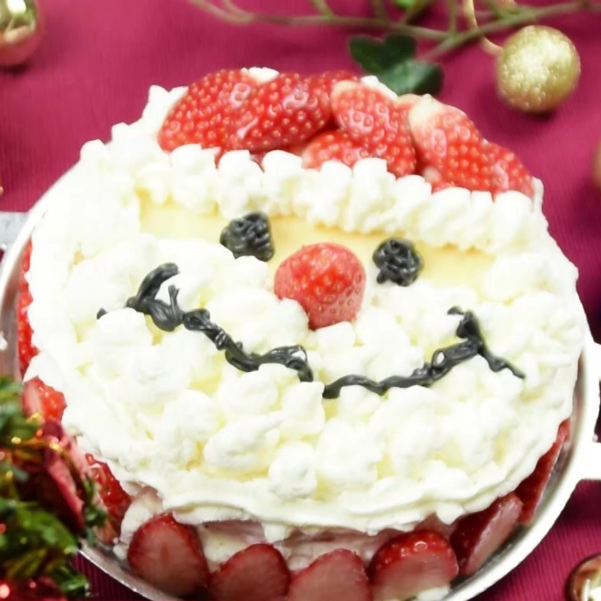  クリスマスケーキは子どもが喜ぶ「サンタデコレーション」がおすすめ！詳細な作り方の動画付き！ 
