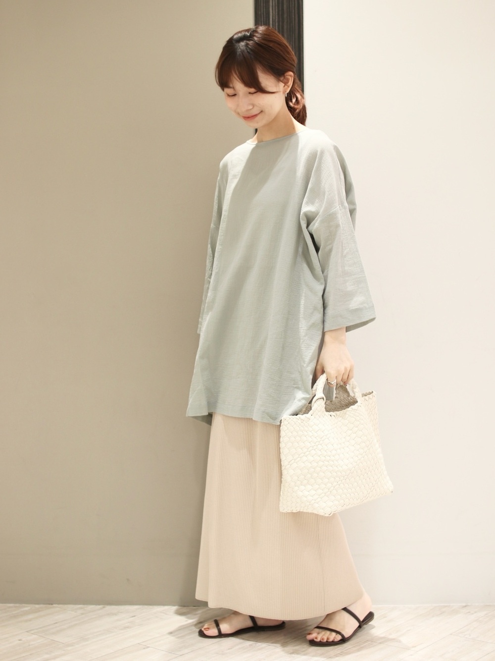 体型カバーアイテム チュニック をおばさんっぽくならずに着こなすポイント伝授