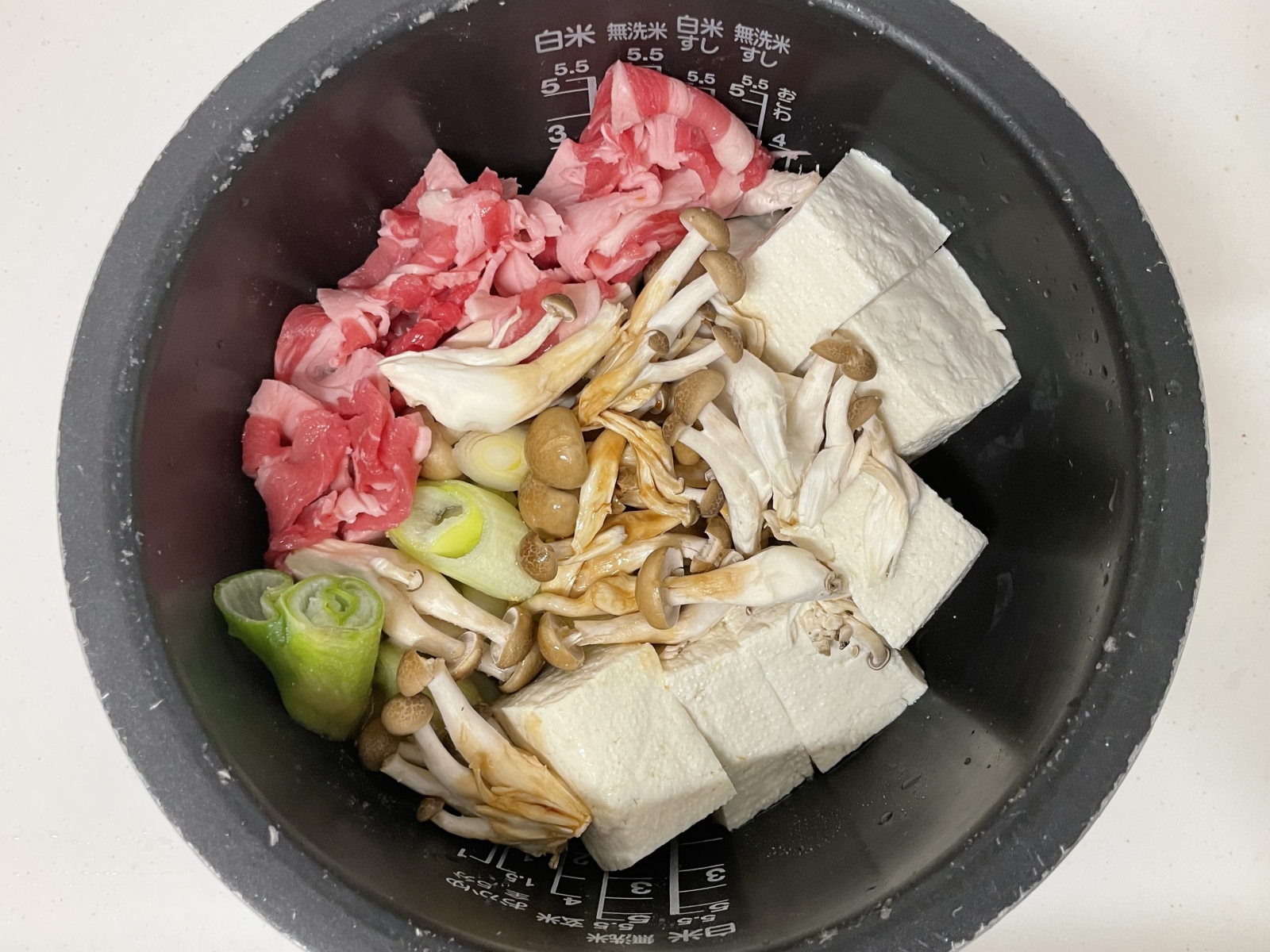 “牛肉豆腐”レシピ