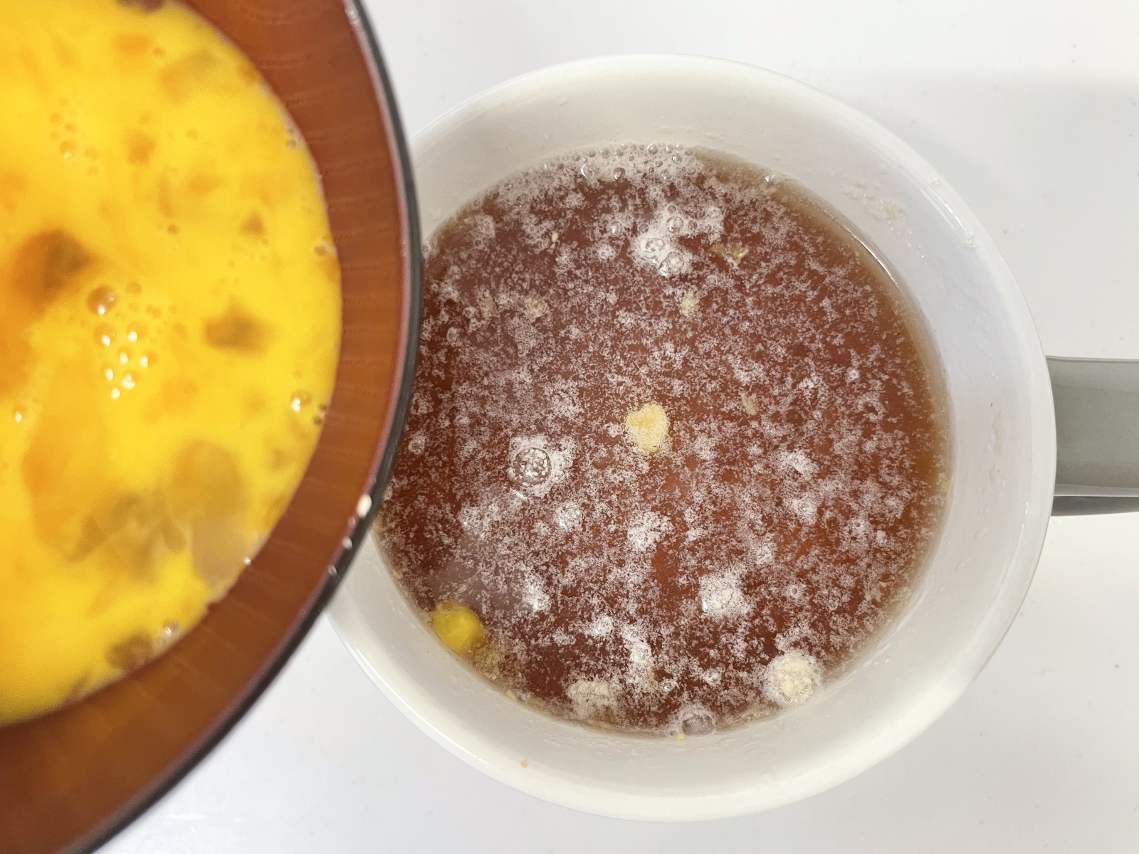 中華風ふわふわ卵のコーンスープ