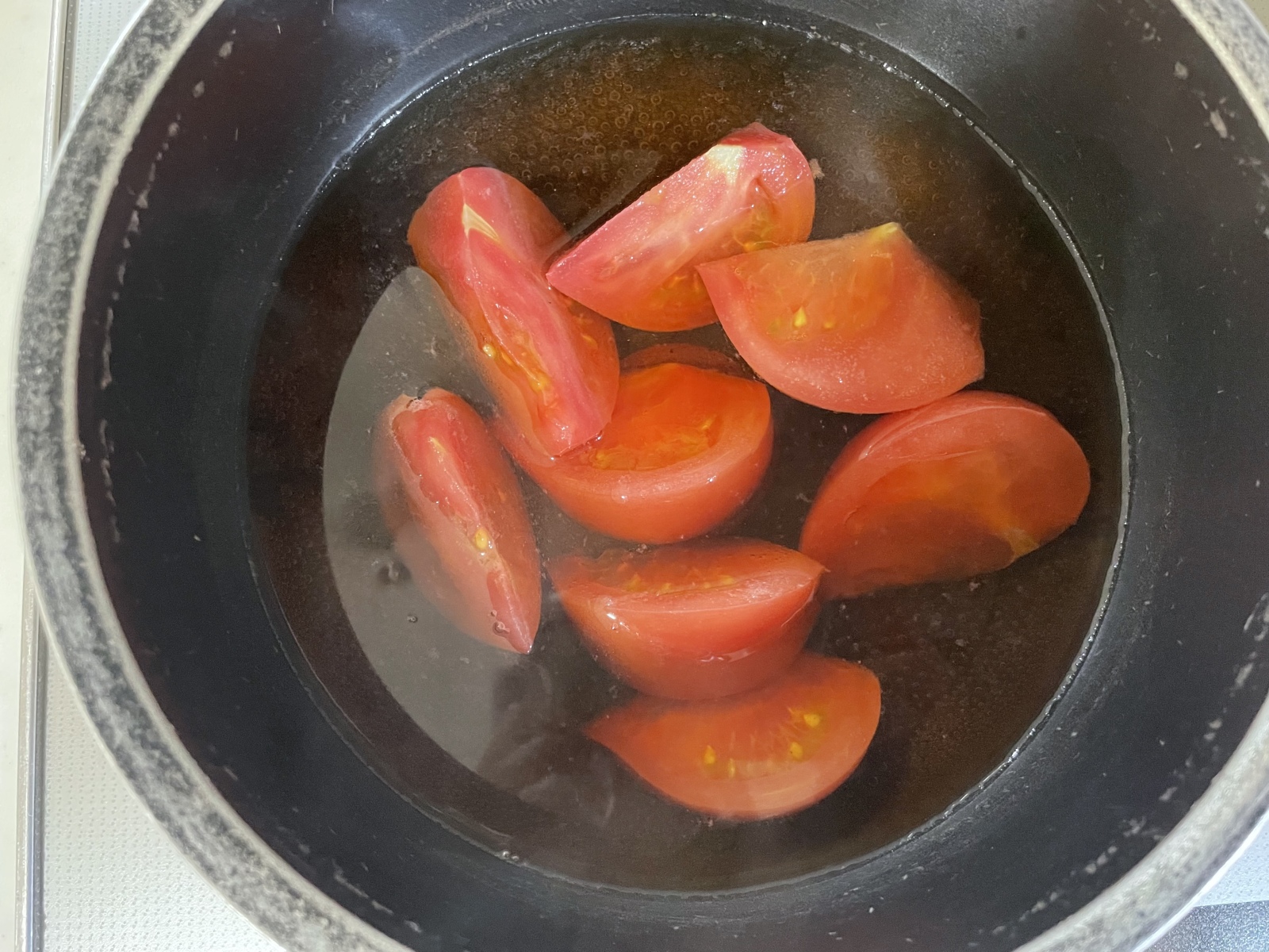 トマトのサンラータン作り方2