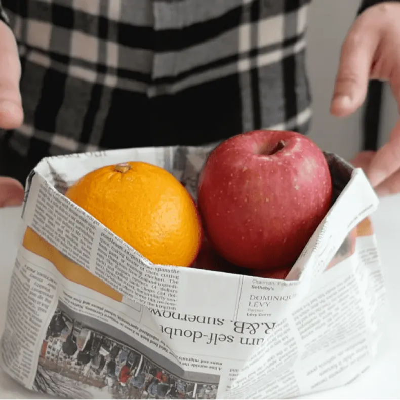  キッチンにあると何かと便利！新聞紙で作る「マチ付き袋」の作り方 