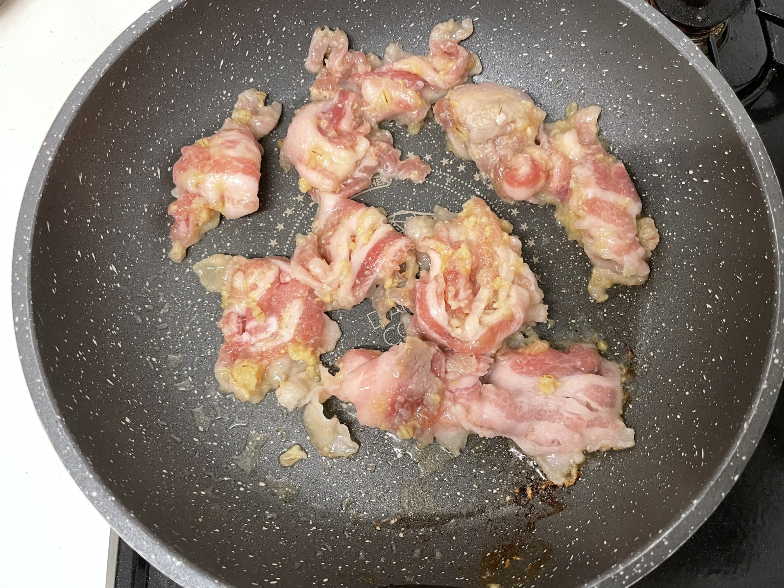 豚バラ肉のにんにく味噌焼き