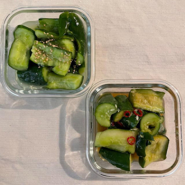 きゅうり を密封袋にいれて叩いて揉みこむだけ にんにく出汁漬け ピリ辛生姜醤油漬け レシピ