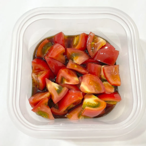 夜「トマト」を調味料に漬けて放置するだけ！朝食は冷蔵庫から出すだけレシピ