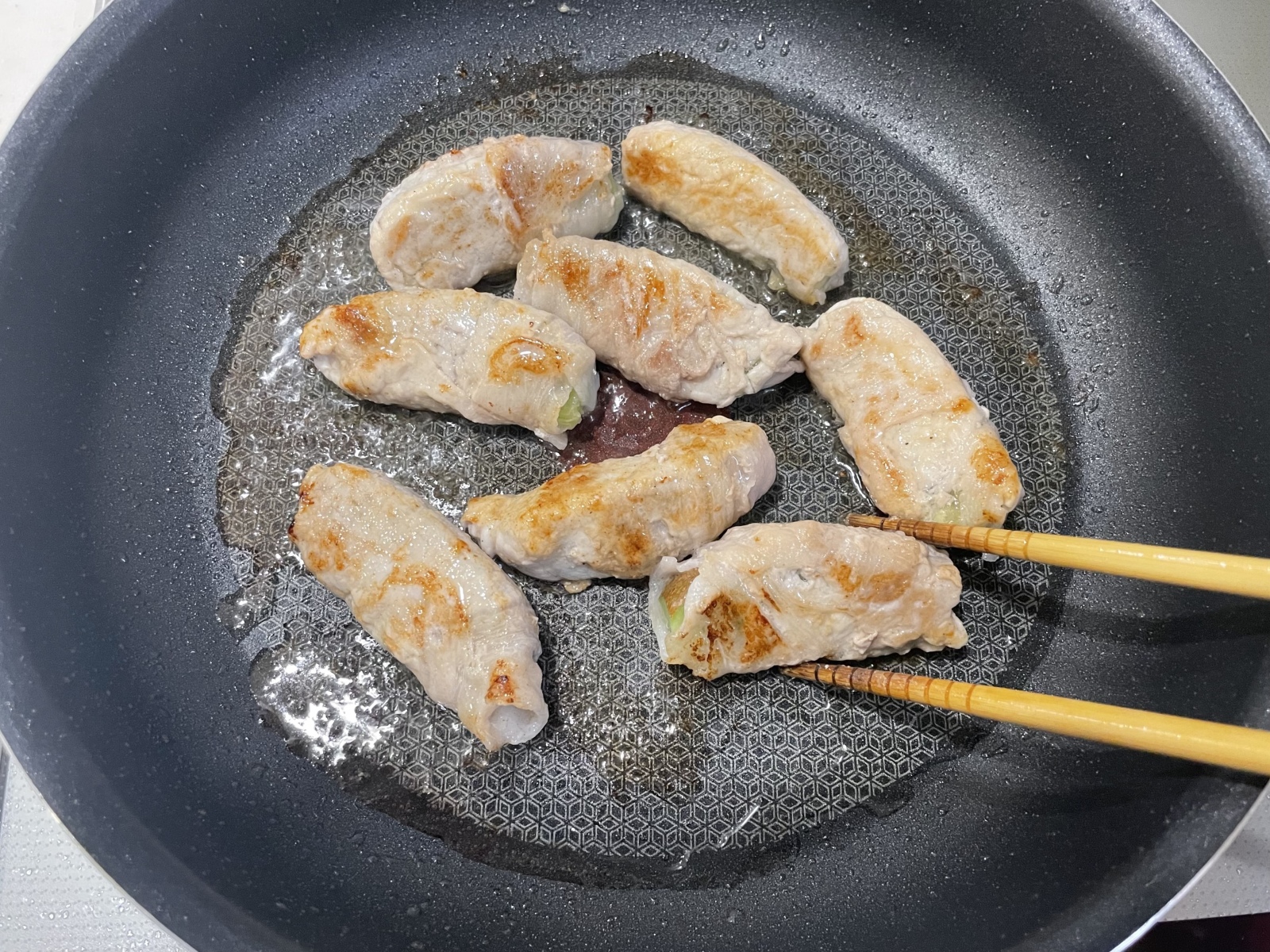 「キウイの豚肉巻き」作り方4