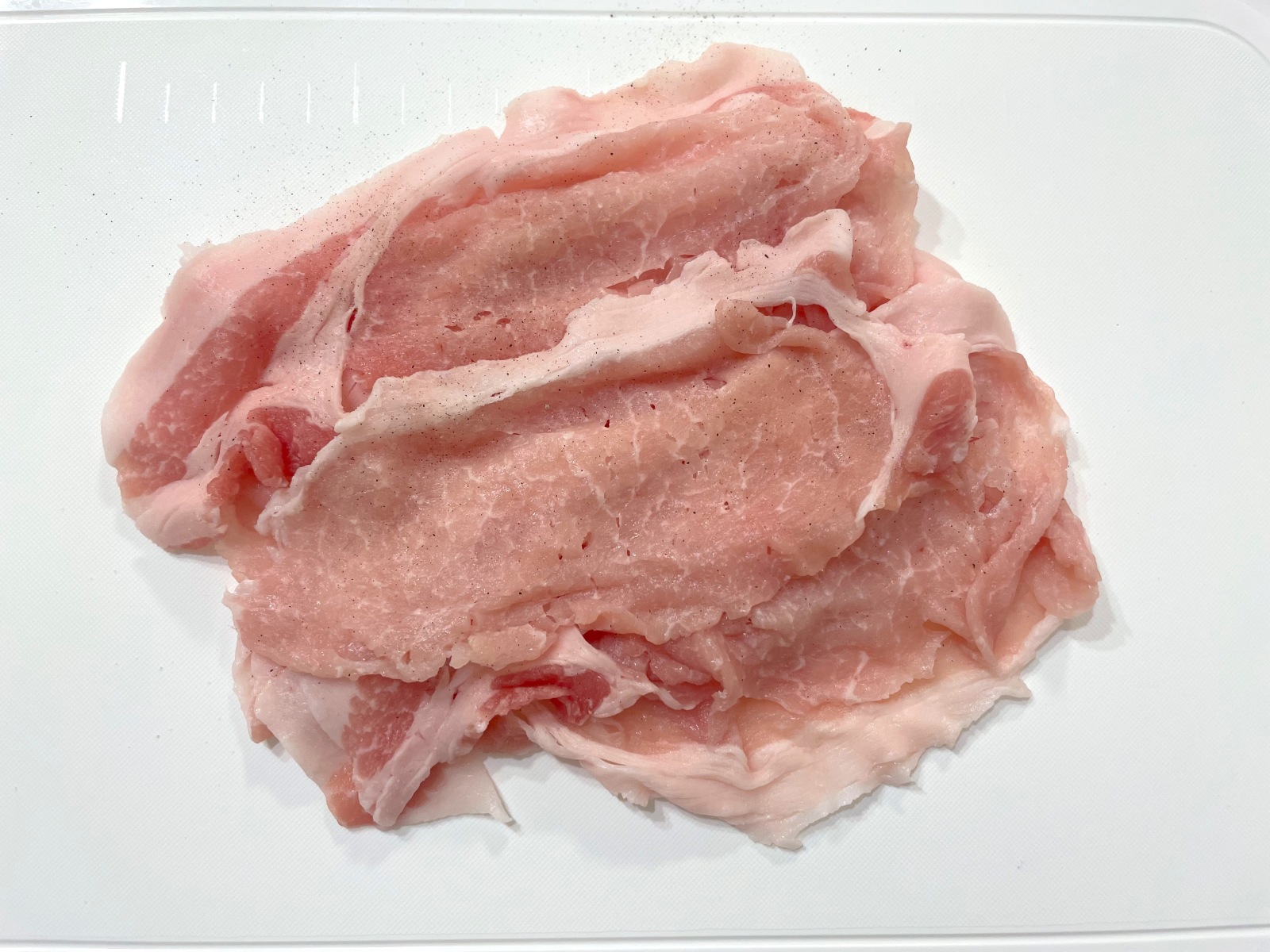 「キウイの豚肉巻き」作り方1