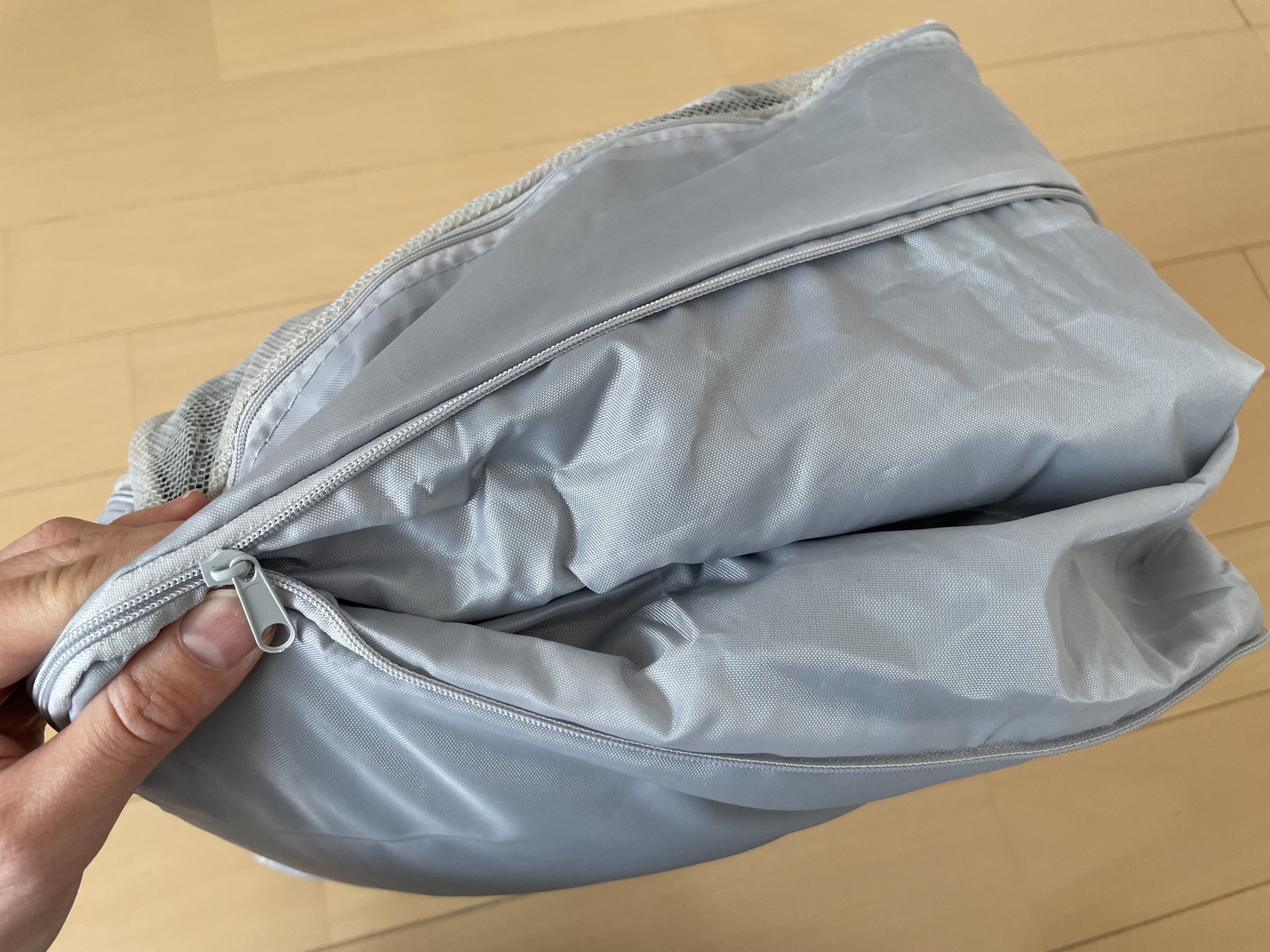3COINS「衣類圧縮バッグ」使い方のポイント