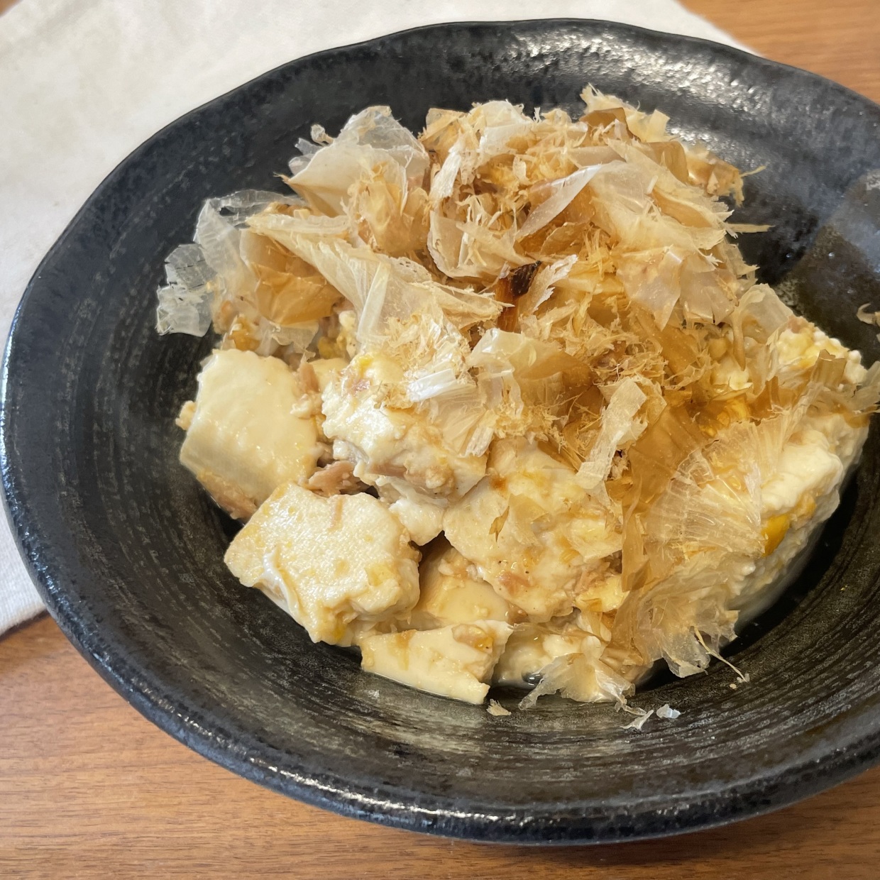  ツナと豆腐のチャンプルー 