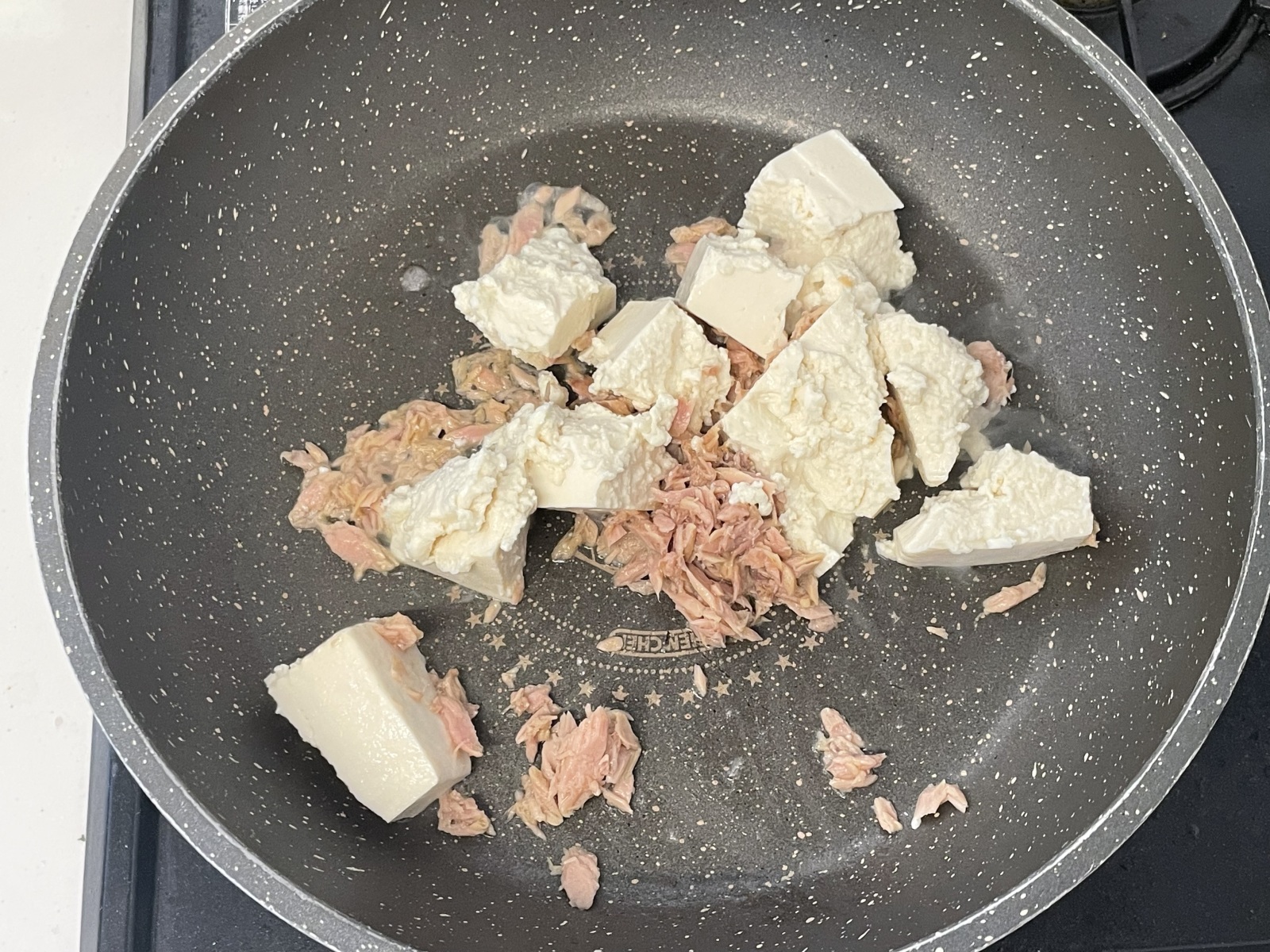 ツナと豆腐のチャンプルー