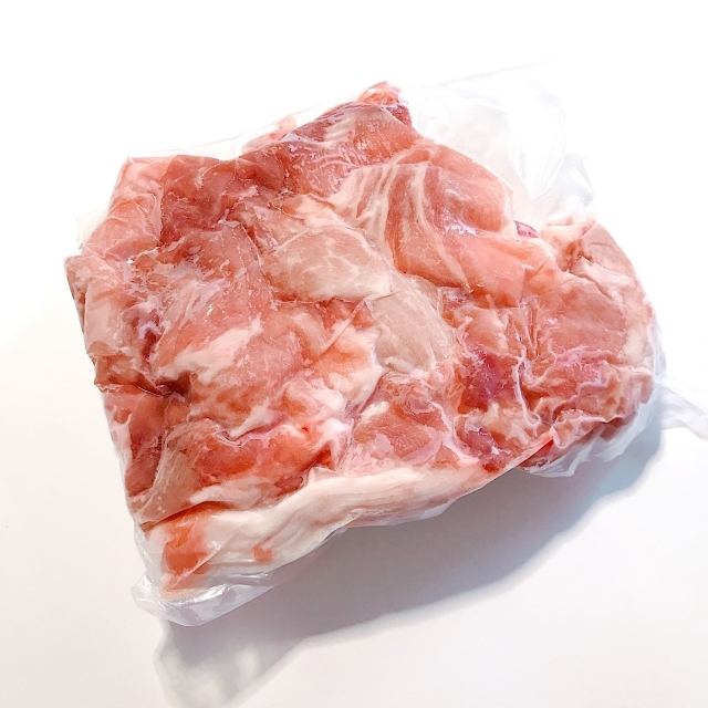 冷凍された豚肉