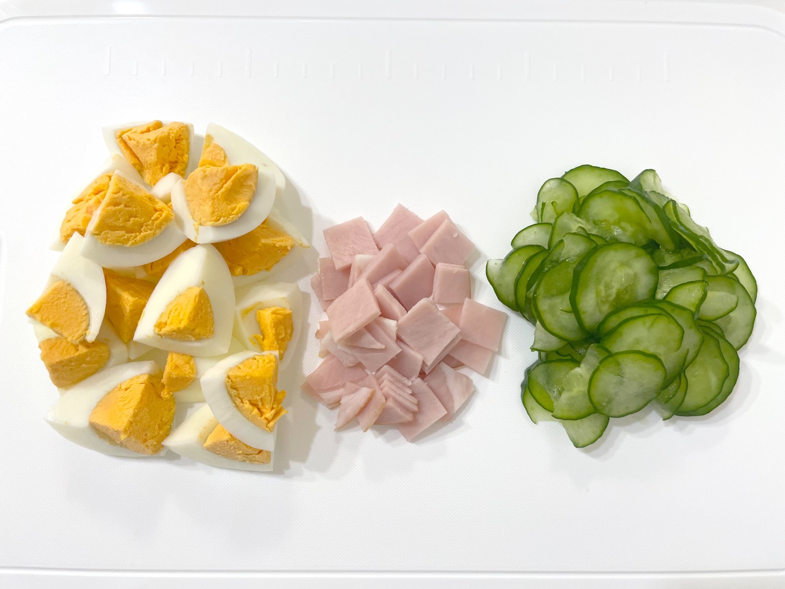 「豆腐で作るポテサラ風サラダ」作り方3