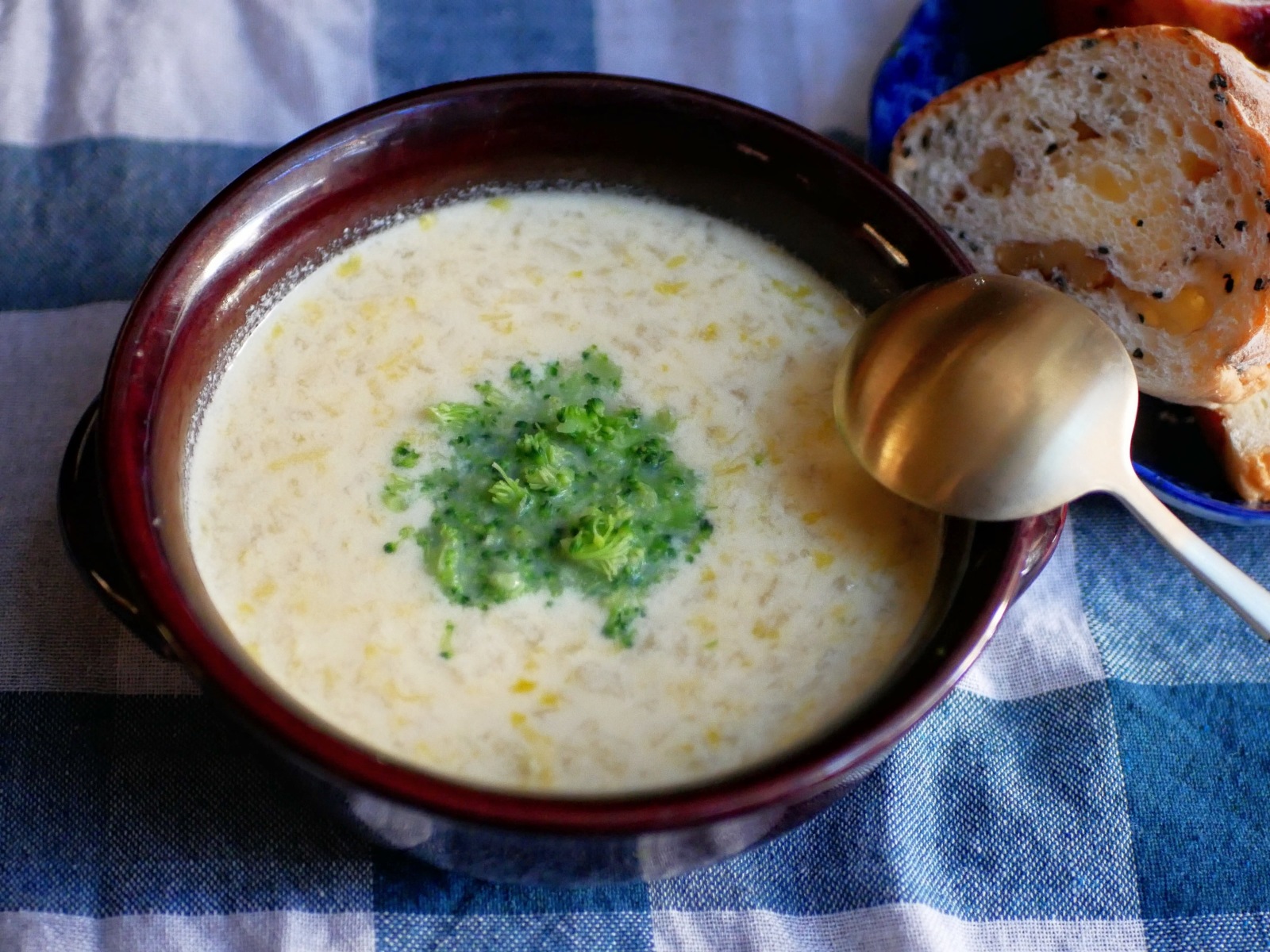 白菜の豆乳チーズスープ