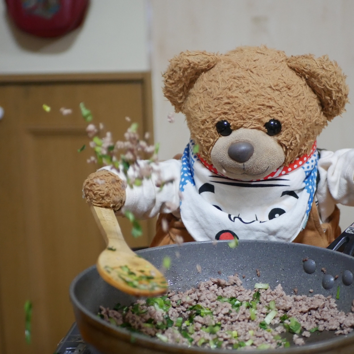 覚えておくと便利！小松菜カレーそぼろの作り方