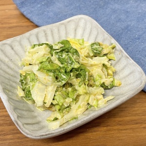 鍋で余った白菜で作る「白菜のカレーコールスロー」【簡単副菜レシピ】