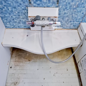 「浴室カウンター」にびっしりついた“カビ汚れ”がごっそり落ちる！コスパ抜群の“２つの洗剤”とは