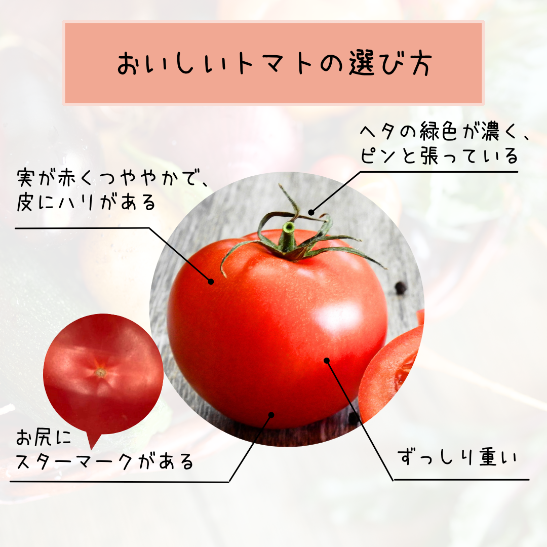 おいしいトマトの選び方