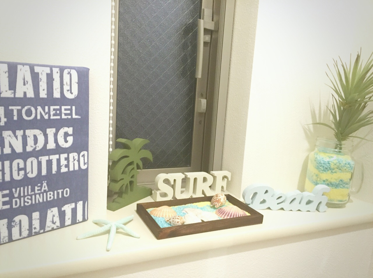 Daisoで トイレを西海岸風に １００均で揃うインテリアを紹介