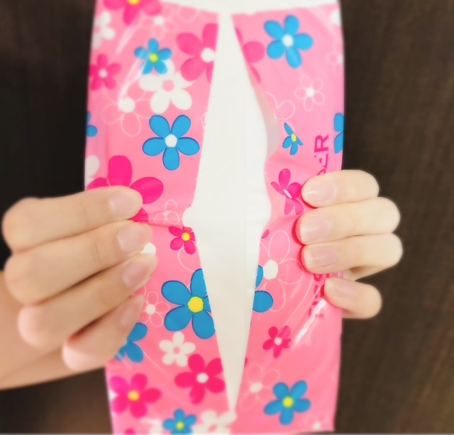 ミシン目がある「ソフトティッシュ」の賢い開け方。「もう破れない
