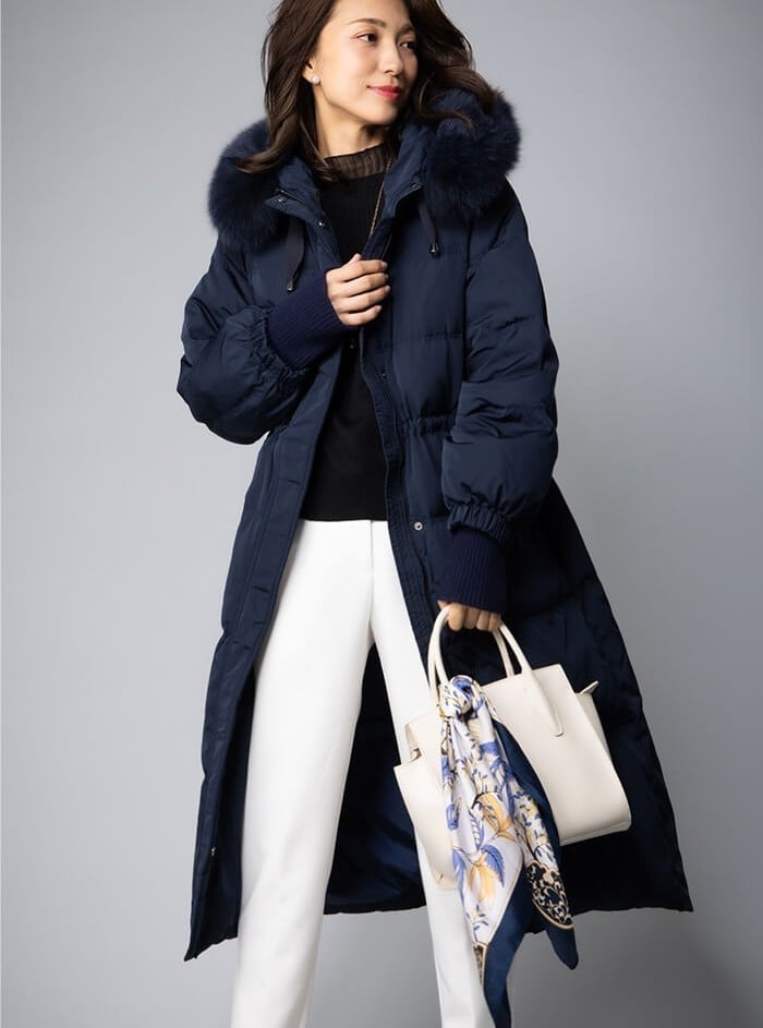 ファー付きコートで垢抜ける。着るだけでおしゃれ上級者！40代向け
