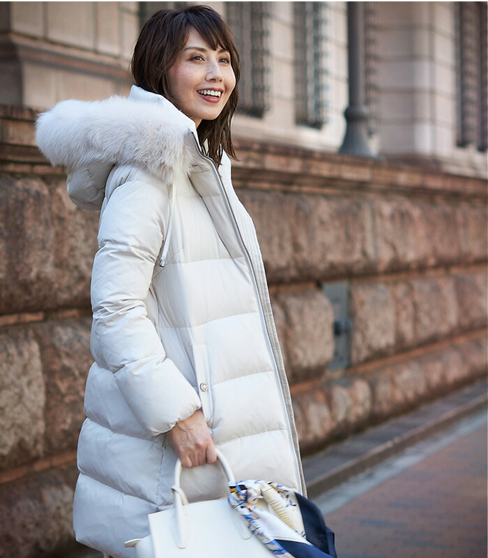 ファー付きコートで垢抜ける。着るだけでおしゃれ上級者！40代向け