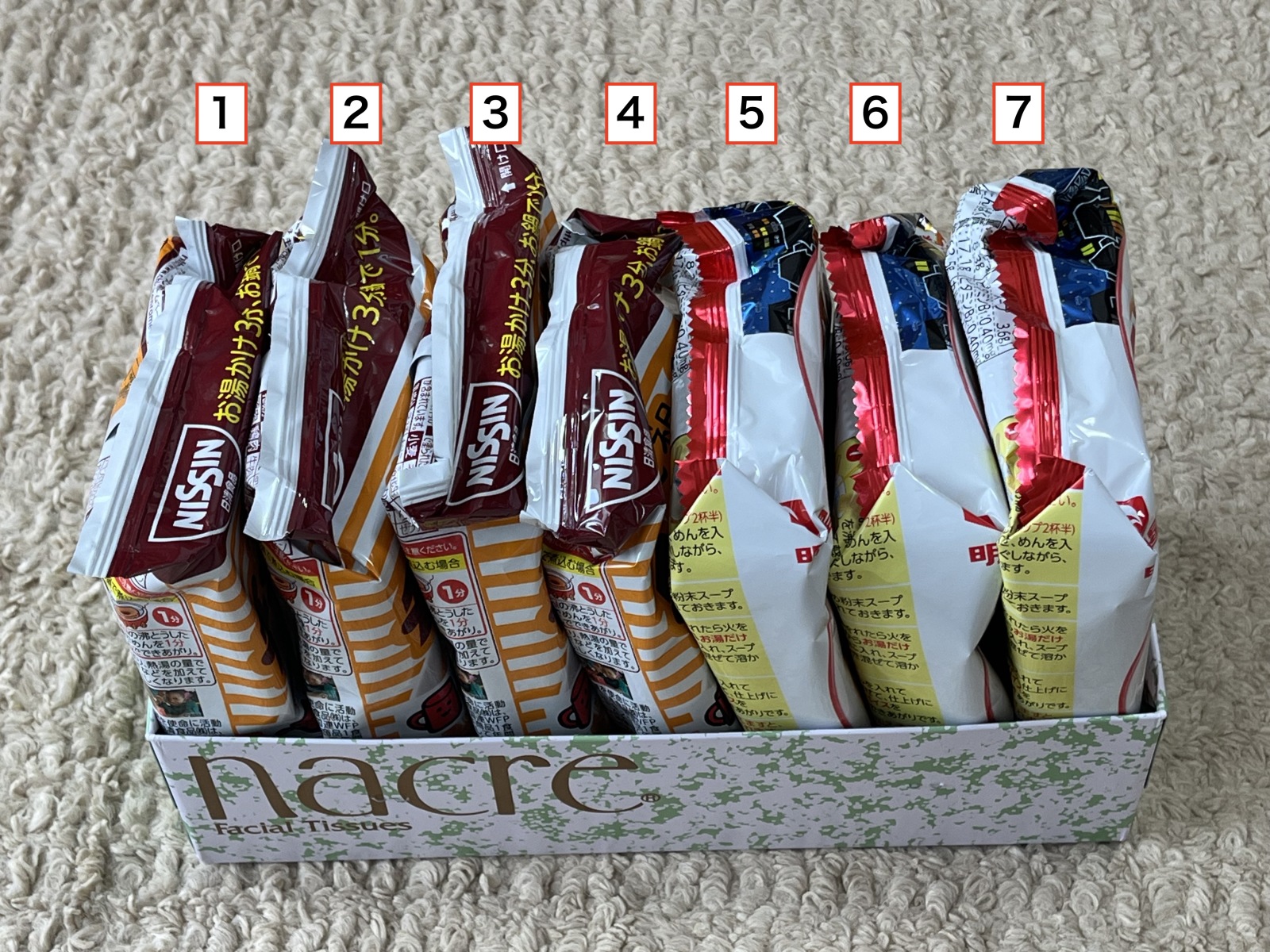 ティッシュの空き箱」にジャストフィットする意外なものって…？「7個