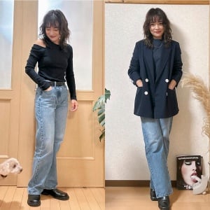 40歳からの「デニムパンツコーデ」を格上げする着まわし術3選