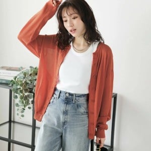 朝晩は涼しい6月は、さらっと羽織れる「カーディガン」で垢抜ける！【40代向けカーディガン3選】