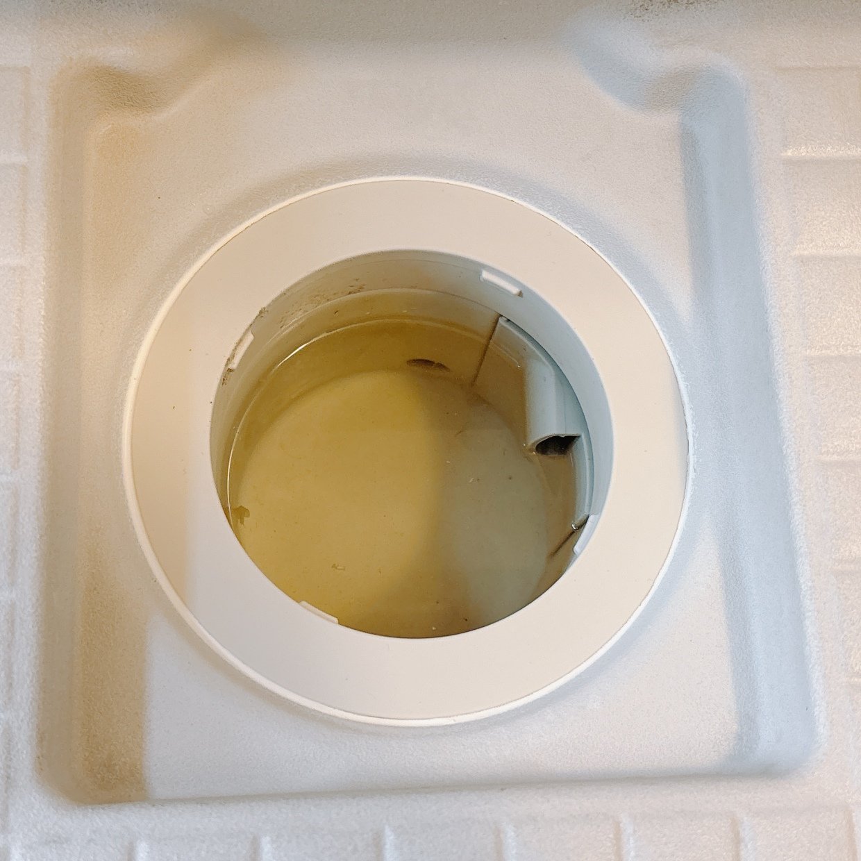  粉にしちゃうの？「お風呂場の排水口」がピカピカになる“意外な洗剤”「臭いもスッキリ」 