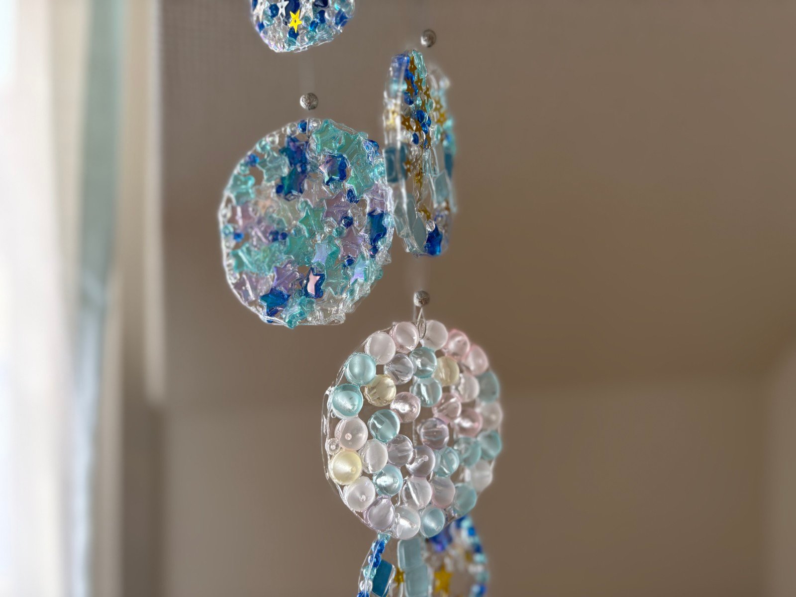 「プリングルズのふた」で作った手作りオーナメント