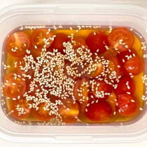 “ミニトマト”を漬けるだけの簡単レシピ「腸もよろこぶ」「めんつゆで簡単！」
