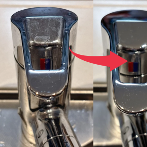 見違えるほどピカピカ…！「キッチンの水栓」についた手アカ・水アカを10分で一掃！