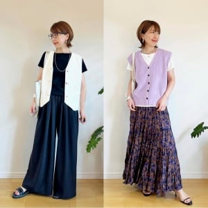 「いつも同じ服…」を脱出！「ベスト」を使えばマンネリ夏服が見違える！