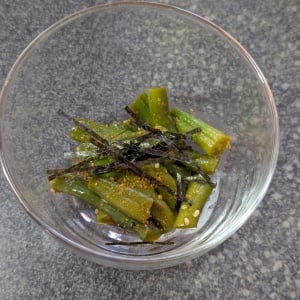 朝漬けて夕食は冷蔵庫から出すだけ！「いんげん」と一緒に漬けるとおいしい調味料「火を使わないから簡単」