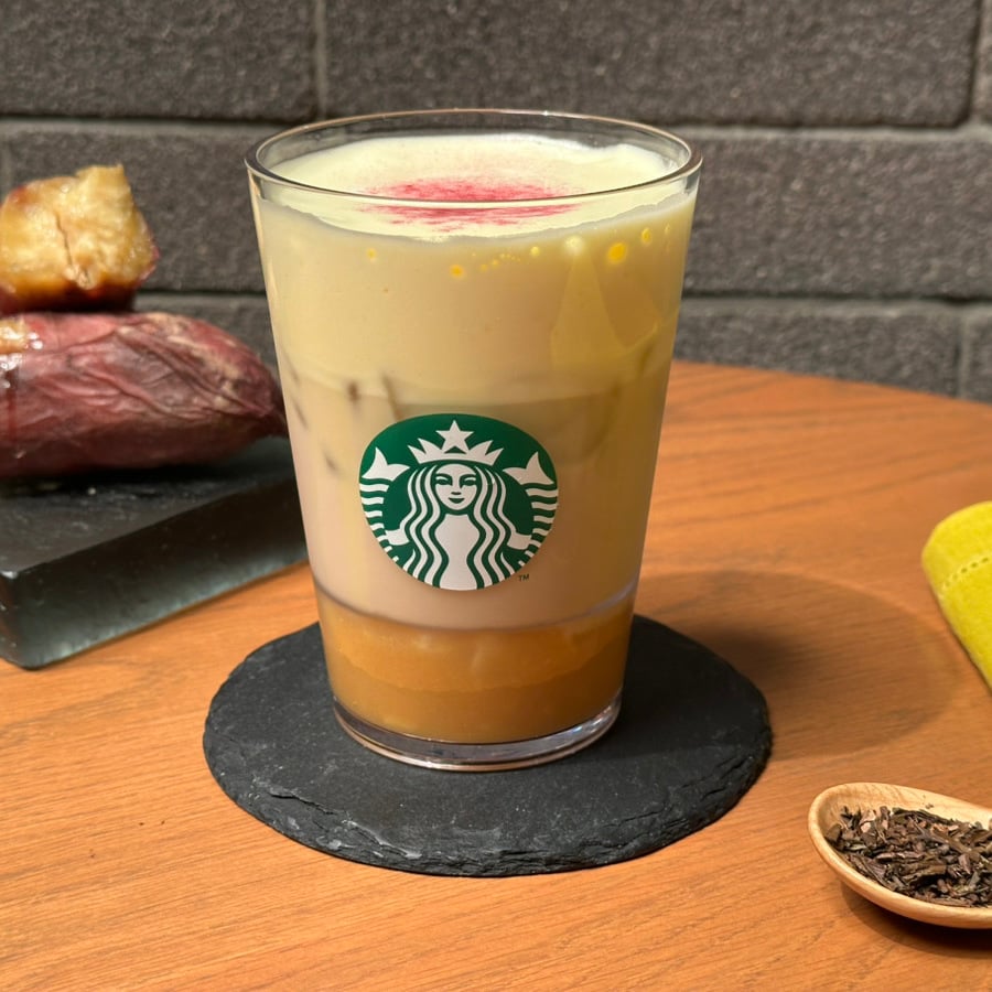  【スタバ速報】秋の新感覚ビバレッジ「ほうじ茶香る 焼き芋 ムース ティー ラテ」を一足お先に実食レポ 