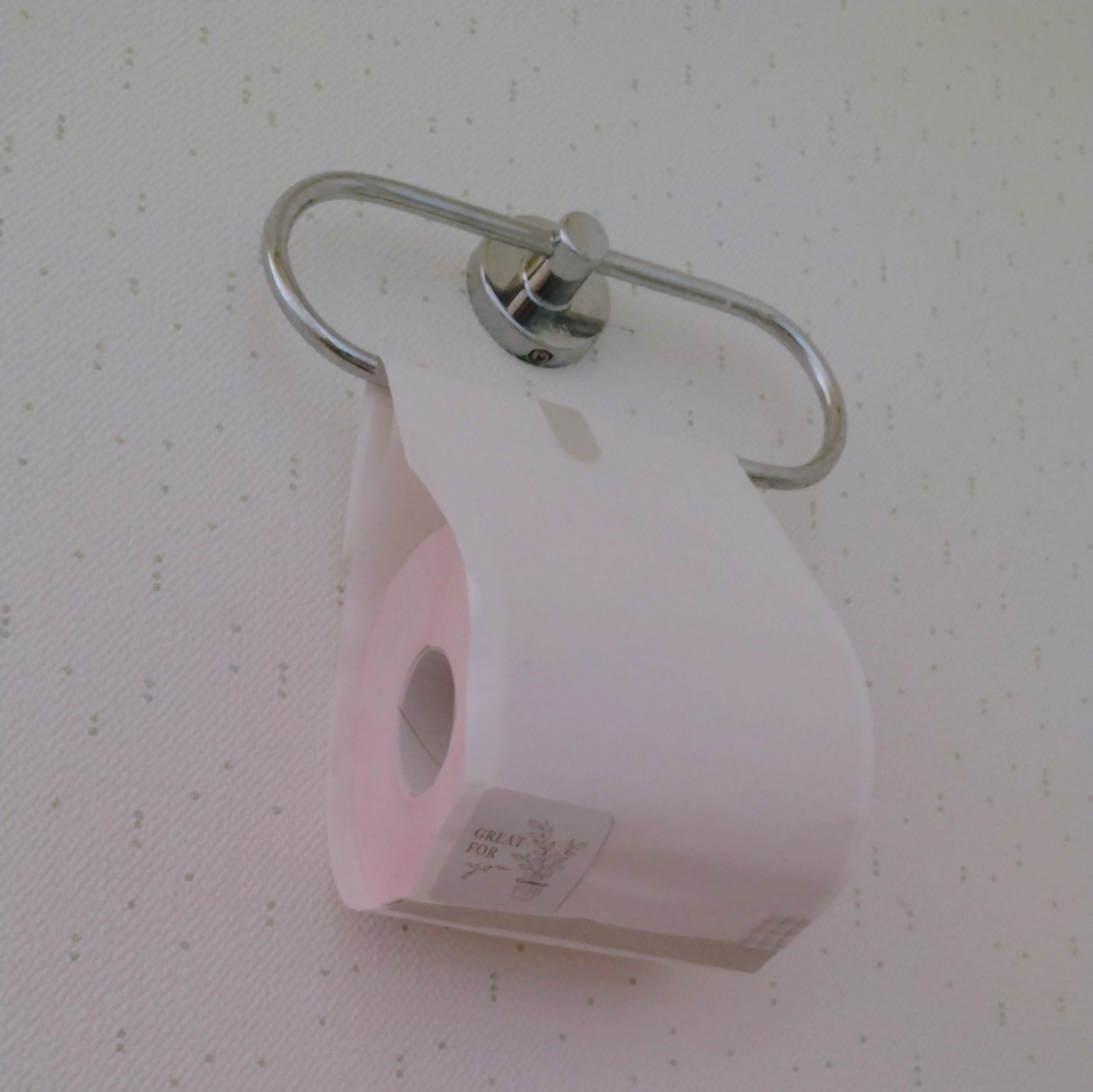 おしゃれ！半紙で作ったトイレットペーパーホルダー