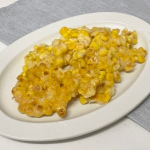 材料3つ混ぜて焼くだけ！「食物繊維が豊富」「腸が喜ぶ」コーンのおつまみレシピ「簡単！」「お弁当にも」