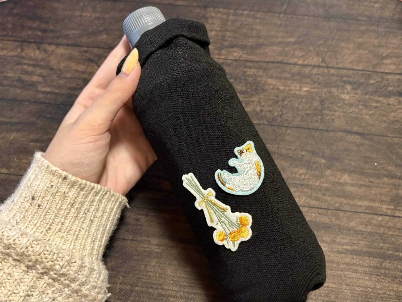 オリジナルのボトルカバーが完成！