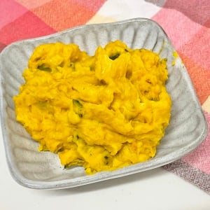 食物繊維たっぷり!“かぼちゃ”の腸がよろこぶレシピ「レンチンしたら混ぜるだけ」「帰宅後10分で完成」
