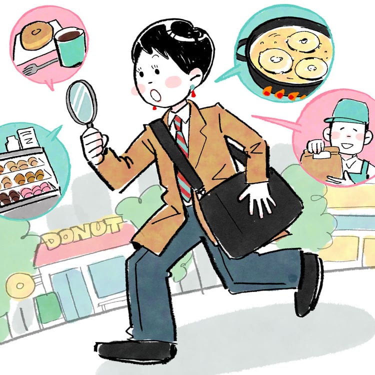  足で稼ぐドーナツ探求家・溝呂木一美 