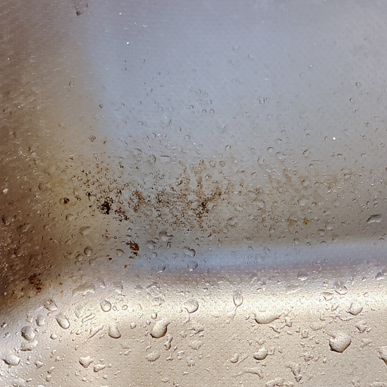  水回りが清潔ピカピカ！「スポンジラック裏」の“真っ黒カビ”がスルッと落ちるパック掃除術 