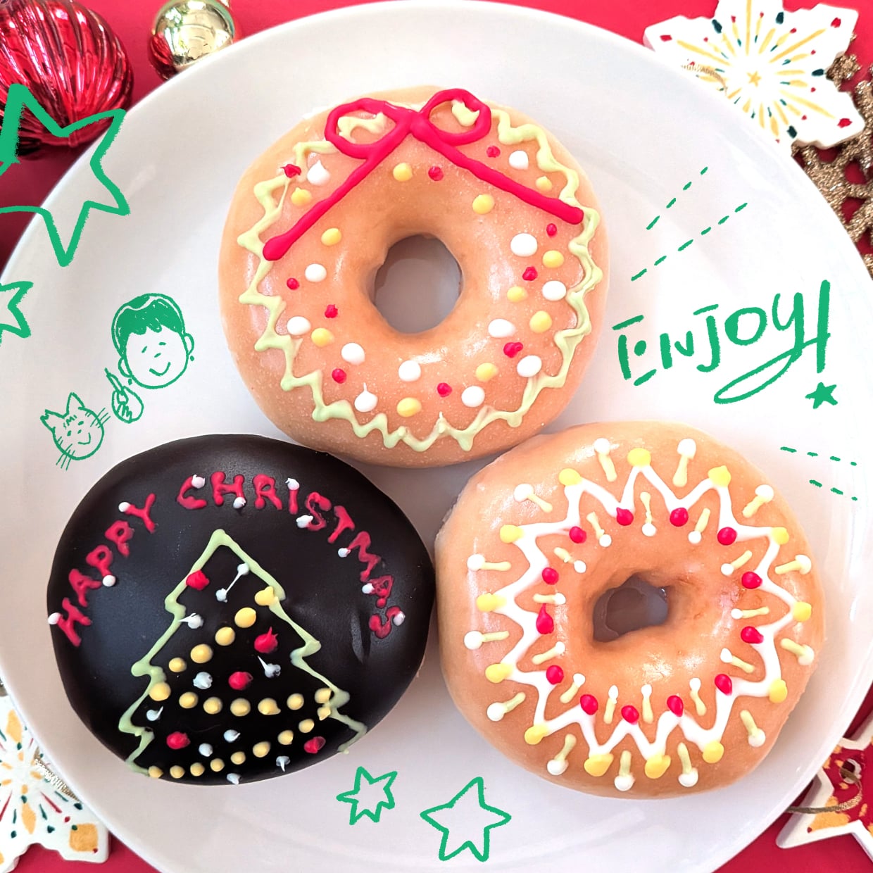 買ってきたドーナツが大変身！「クリスマスドーナツデコ」に挑戦＜あなたの知らないドーナツの世界＞