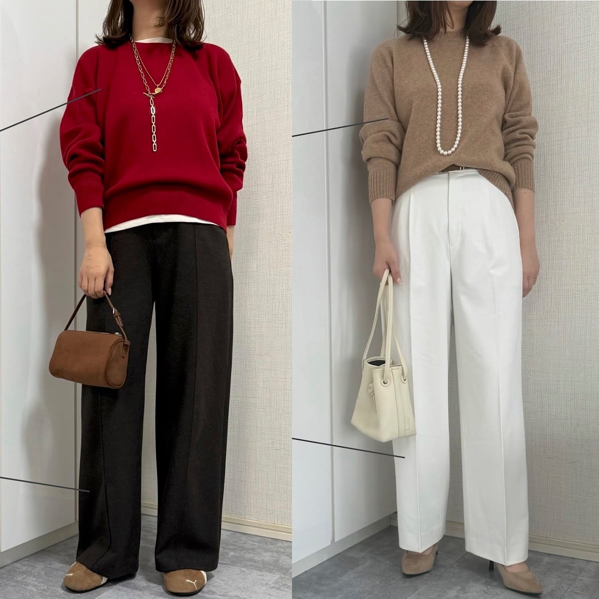  【GU＆UNIQLO】「あの人おしゃれ」と思われちゃう。40代のニット×パンツ垢抜けコーデ 