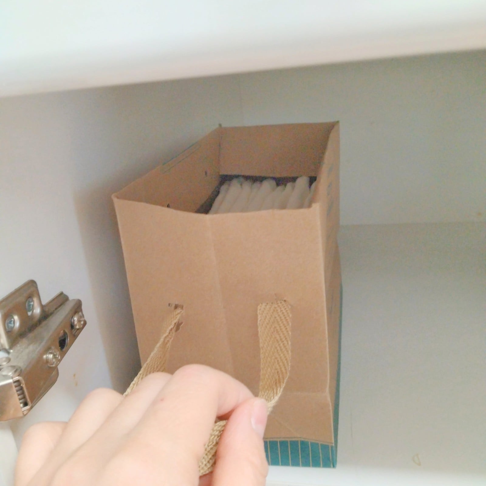 取っ手がついた収納ケースの完成！