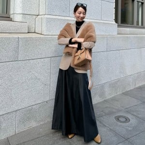 「マネしたい！」と思われちゃう。おしゃれさんの“真冬のスカートコーデ術”3選
