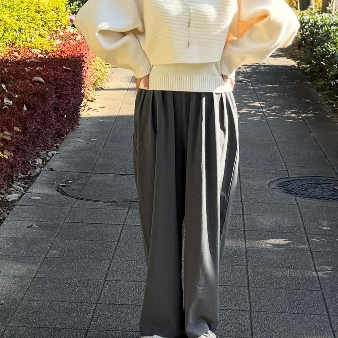 「痩せた？」と聞かれるかも。冬太りに効く【小顔見せ】コーデ3選