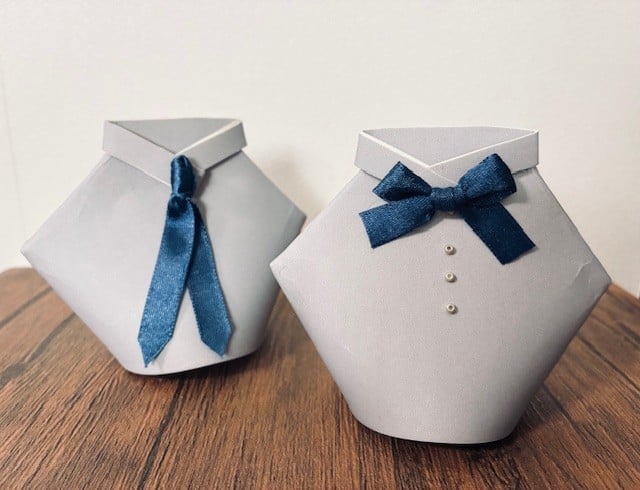 紙コップラッピング作り方